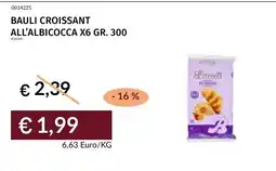 Prezzemolo e Vitale BAULI CROISSANT ALL'ALBICOCCA offerta