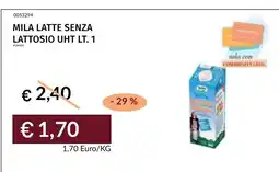 Prezzemolo e Vitale MILA LATTE SENZA LATTOSIO UHT offerta
