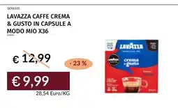 Prezzemolo e Vitale LAVAZZA CAFFE CREMA & GUSTO IN CAPSULE A MODO MIO offerta