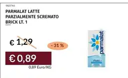 Prezzemolo e Vitale PARMALAT LATTE PARZIALMENTE SCREMATO offerta
