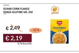 Prezzemolo e Vitale SCHAR Corn Flakes senza glutine offerta