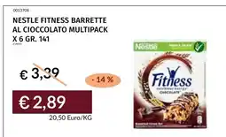 Prezzemolo e Vitale Nestle Fitness Barrette al Cioccolato Multipack offerta