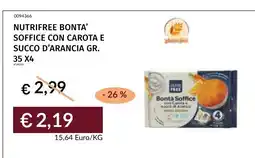 Prezzemolo e Vitale NUTRIFREE BONTA' SOFFICE CON CAROTA E SUCCO D'ARANCIA offerta