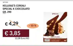 Prezzemolo e Vitale KELLOGG'S CEREALI SPECIAL K CIOCCOLATO offerta