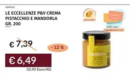 Prezzemolo e Vitale LE ECCELLENZE P&V CREMA PISTACCHIO E MANDORLA offerta