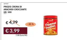 Prezzemolo e Vitale PROZIS CREMA DI ARACHIDI CROCCANTE offerta
