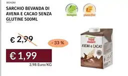 Prezzemolo e Vitale Vital nature Avena e Cacao offerta