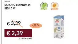 Prezzemolo e Vitale Sarchio bevanda di riso offerta