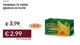 Prezzemolo e Vitale TWININGS TE VERDE ARANCIA offerta