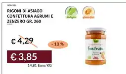 Prezzemolo e Vitale RIGONI DI ASIAGO CONFETTURA AGRUMI E ZENZERO offerta