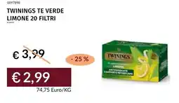 Prezzemolo e Vitale TWININGS TE VERDE LIMONE offerta