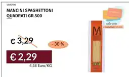 Prezzemolo e Vitale Mancini Spaghettoni Quadrati offerta