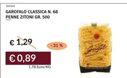 Prezzemolo e Vitale GAROFALO CLASSICA N. 68 PENNE ZITONI offerta