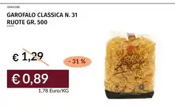 Prezzemolo e Vitale GAROFALO CLASSICA N. 31 RUOTE offerta