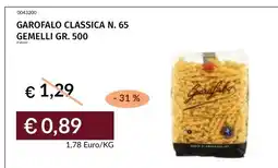 Prezzemolo e Vitale GAROFALO CLASSICA N. 65 GEMELLI offerta