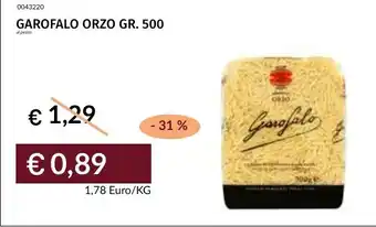 Prezzemolo e Vitale GAROFALO ORZO offerta