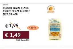 Prezzemolo e Vitale RUMMO MEZZE PENNE RIGATE SENZA GLUTINE offerta