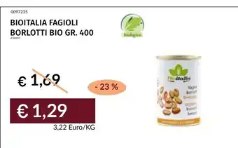 Prezzemolo e Vitale BIOITALIA FAGIOLI BORLOTTI BIO offerta