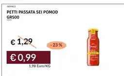 Prezzemolo e Vitale PETTI PASSATA SEI POMOD offerta