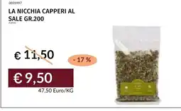 Prezzemolo e Vitale LA NICCHIA CAPPERI AL SALE offerta