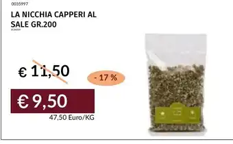 Prezzemolo e Vitale LA NICCHIA CAPPERI AL SALE offerta