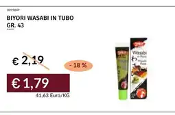 Prezzemolo e Vitale BIYORI WASABI IN TUBO offerta