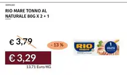 Prezzemolo e Vitale RIO mare TONNO AL NATURALE offerta