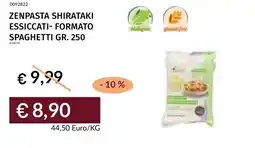 Prezzemolo e Vitale ZENPASTA SHIRATAKI ESSICCATI- FORMATO SPAGHETTI offerta