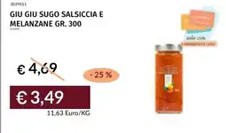 Prezzemolo e Vitale GIU GIU SUGO SALSICCIA E MELANZANE offerta
