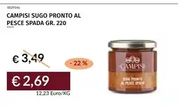 Prezzemolo e Vitale CAMPISI SUGO PRONTO AL PESCE SPADA offerta