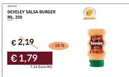 Prezzemolo e Vitale Develey Salsa Burger offerta