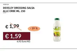 Prezzemolo e Vitale DEVELEY DRESSING SALSA ALLE ERBE offerta