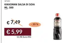 Prezzemolo e Vitale Kikkoman Salsa di Soia offerta
