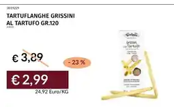 Prezzemolo e Vitale Tartuflanghe grissini al tartufo offerta