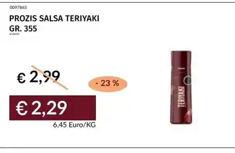 Prezzemolo e Vitale PROZIS SALSA TERIYAKI offerta