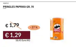 Prezzemolo e Vitale PRINGLES PAPRIKA offerta