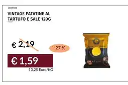 Prezzemolo e Vitale VINTAGE PATATINE AL TARTUFO E SALE offerta