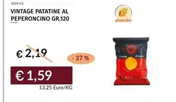 Prezzemolo e Vitale Vintage Patatine al Peperoncino offerta