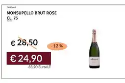 Prezzemolo e Vitale MONSUPELLO BRUT ROSE offerta