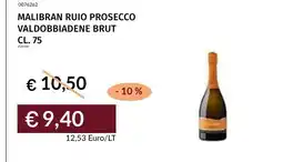 Prezzemolo e Vitale MALIBRAN RUO PROSECCO VALDOBBIADENE BRUT offerta