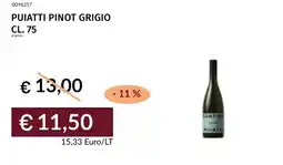 Prezzemolo e Vitale PUIATTI PINOT GRIGIO offerta