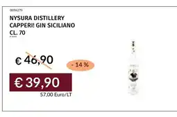 Prezzemolo e Vitale NYSURA DISTILLERY CAPPERI! GIN SICILIANO offerta