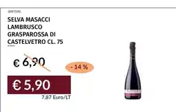 Prezzemolo e Vitale SELVA MASACCI LAMBRUSCO GRASPAROSSA DI CASTELVETRO offerta