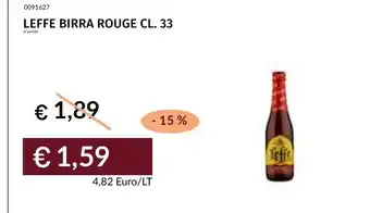 Prezzemolo e Vitale LEFFE BIRRA ROUGE offerta
