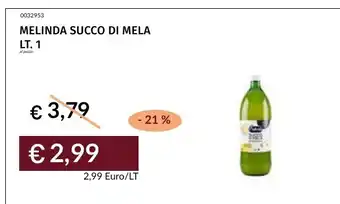 Prezzemolo e Vitale MELINDA SUCCO DI MELA offerta