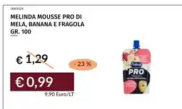Prezzemolo e Vitale Melinda Mousse Pro di Mela, Banana e Fragola offerta