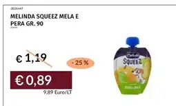 Prezzemolo e Vitale Melinda Squeeze Mela e Pera offerta