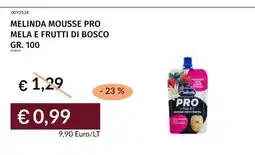 Prezzemolo e Vitale MELINDA MOUSSE PRO MELA E FRUTTI DI BOSCO offerta