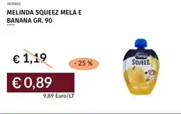 Prezzemolo e Vitale Melinda Squeeze Mela e Banana offerta