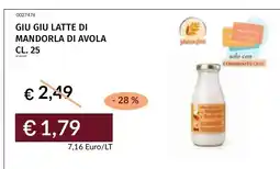 Prezzemolo e Vitale GIU GIU LATTE DI MANDORLA DI AVOLA offerta